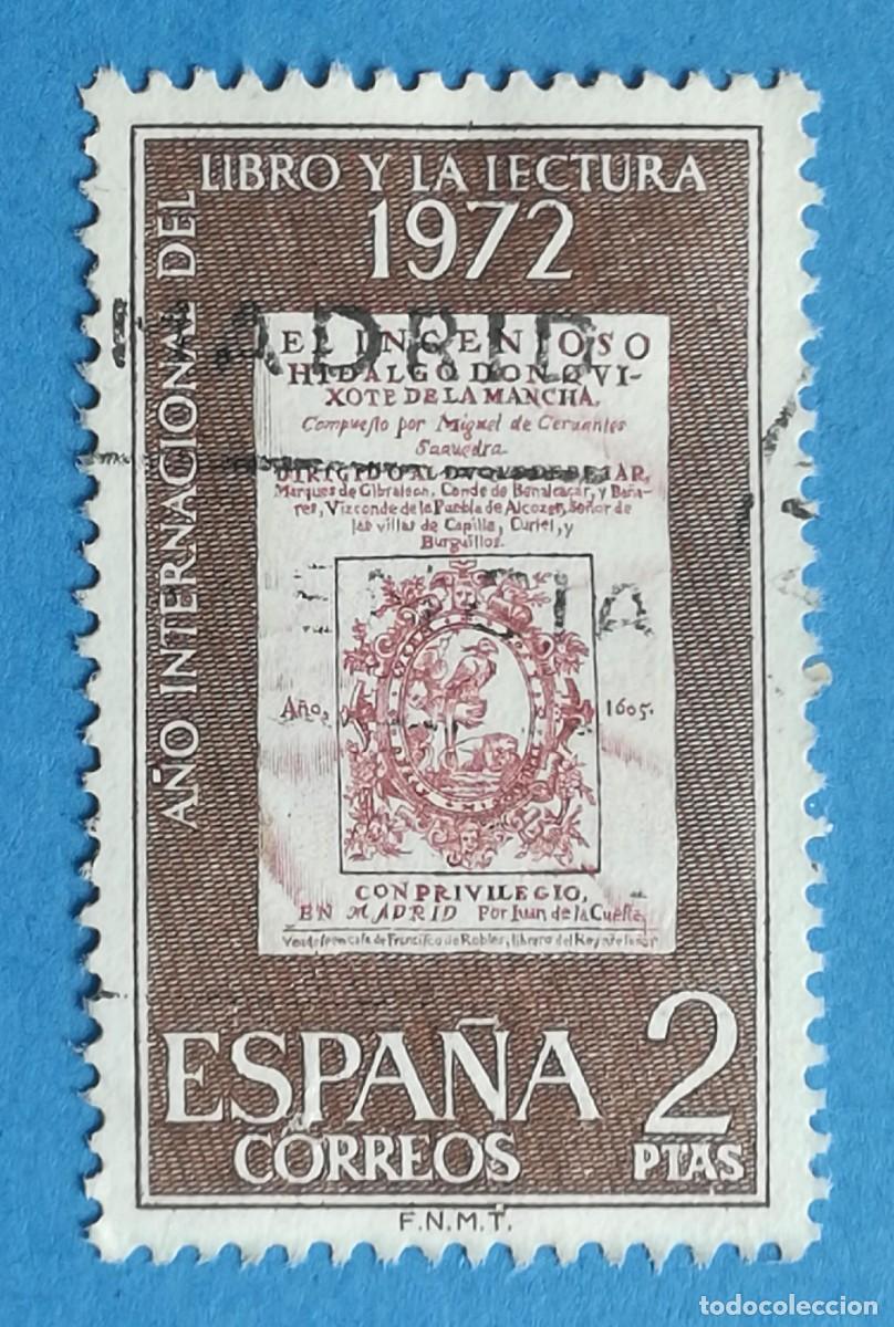 Sellos: A&ntilde;o Internacional del libro y la lectura 1972. Edifil N&ordm; 2076. Usado.