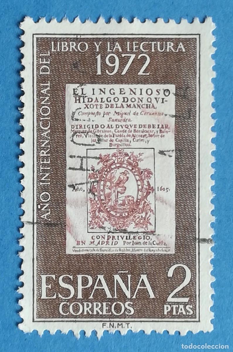 Sellos: A&ntilde;o Internacional del libro y la lectura 1972. Edifil N&ordm; 2076. Usado.