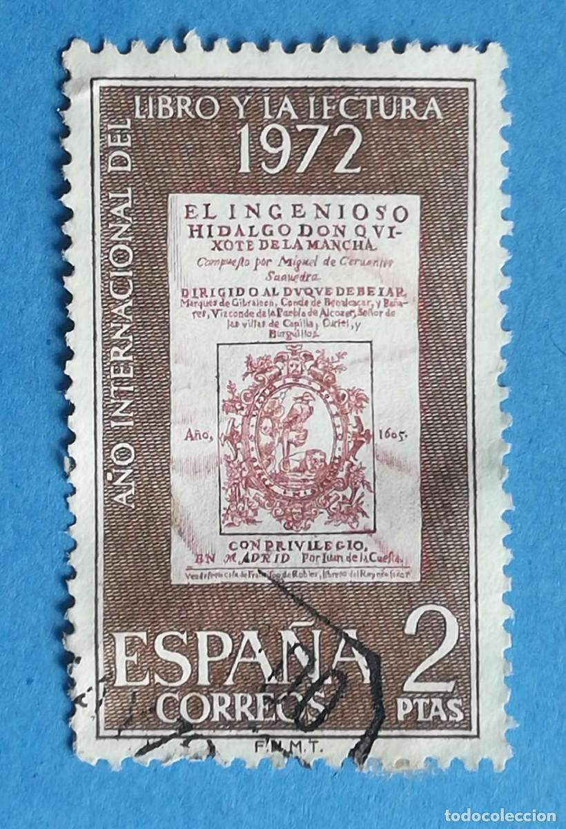 Sellos: A&ntilde;o Internacional del libro y la lectura 1972. Edifil N&ordm; 2076. Usado.