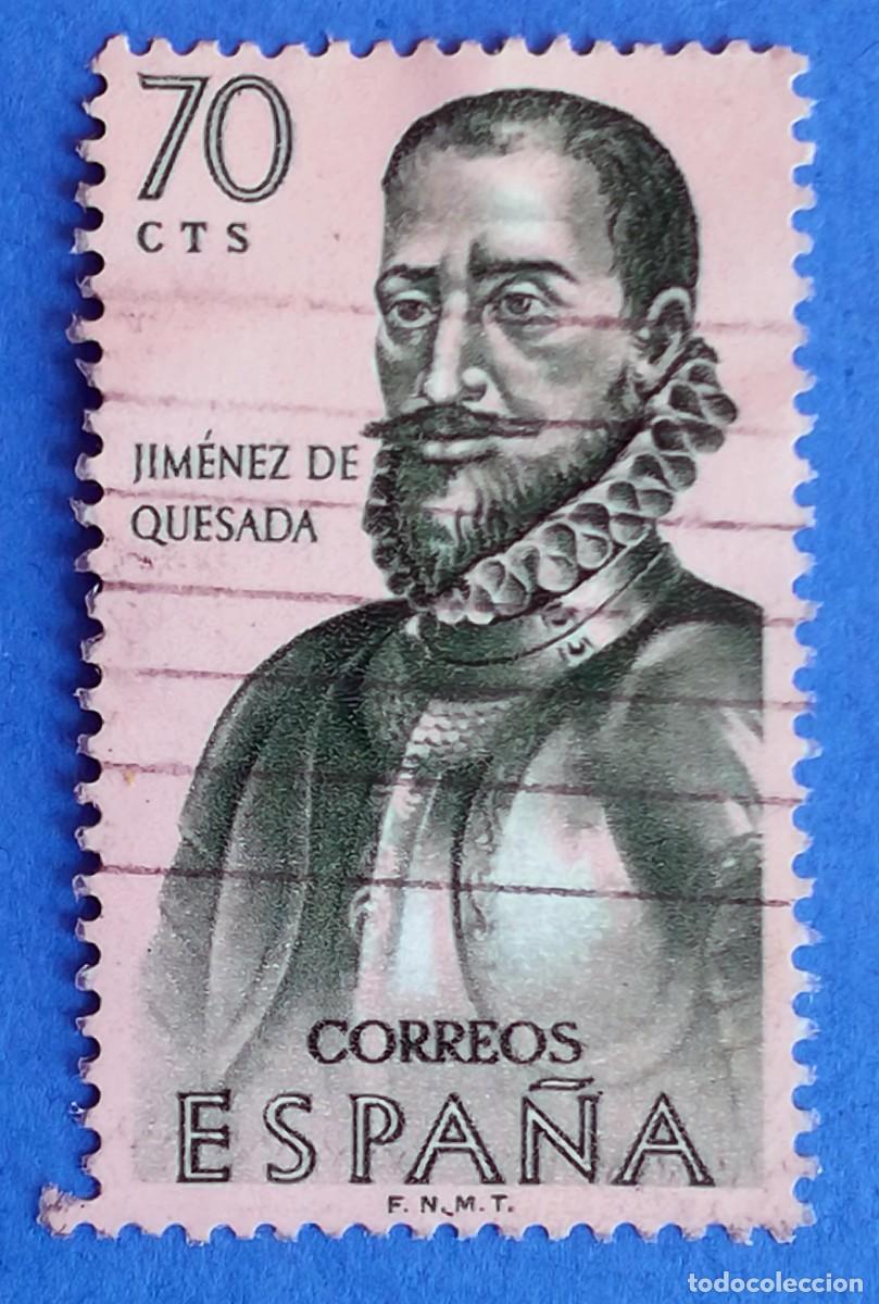 Sellos: Gonzalo Jim&eacute;nez de Quesada. Edifil 1455. Usado. - Foto 1