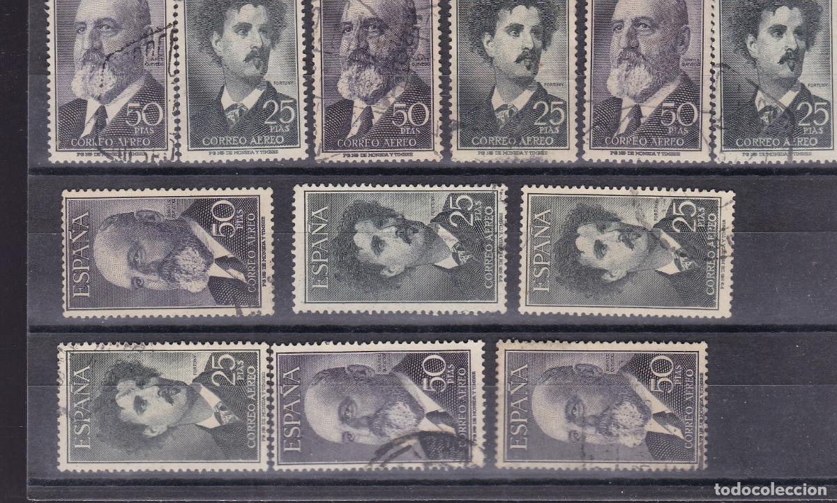 Sellos: AA39- FORTUNY /TORRES QUEVEDO x 6 Series Usadas LUJO