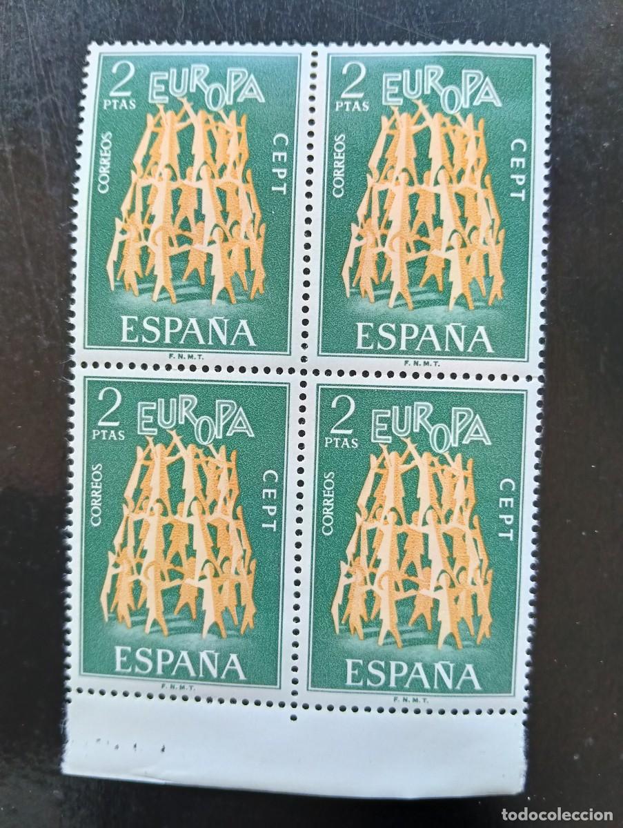 Sellos: Espa&ntilde;a 1972 - Edifil 2090 - Europa CEPT - Bloque de 4