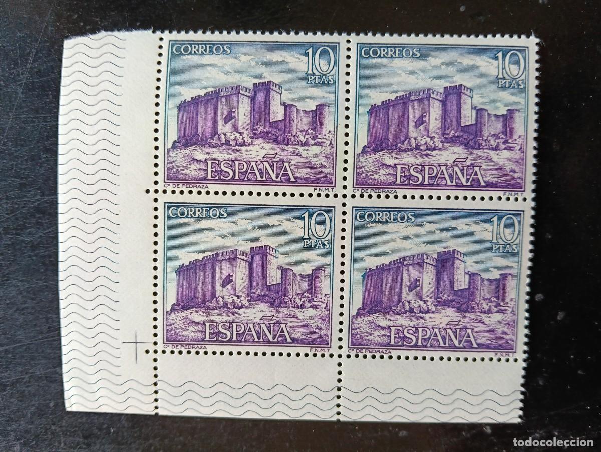 Sellos: Espa&ntilde;a 1972 - Castillos Espa&ntilde;oles - bloque de 4 - Edifil 2097