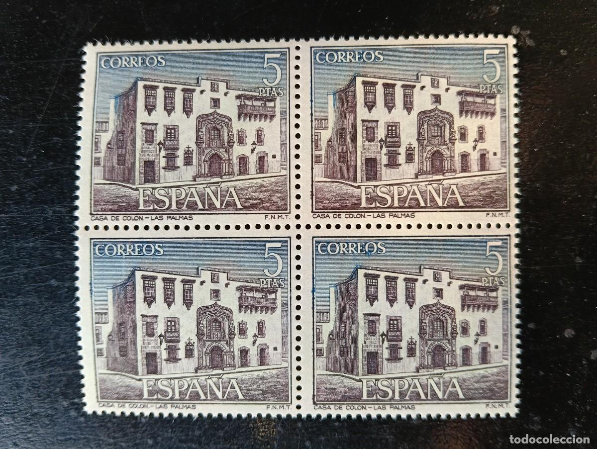Sellos: Espa&ntilde;a 1973 - Edifil 2132 - Turismo. Casa de Colon. Las Palmas de Gran Canaria - bloque de 4