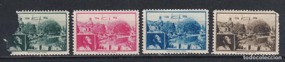 Sellos: 1956 SAN IGNACIO DE LOYOLA. NUEVOS CON CHARNELA. LEER DESCRIPCION (720)