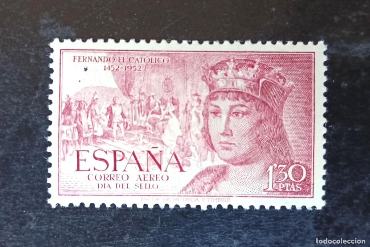 Sellos: ESPA&Ntilde;A 1952 - EDIFIL 1113 - CENTENARIO FERNANDO EL CATOLICO