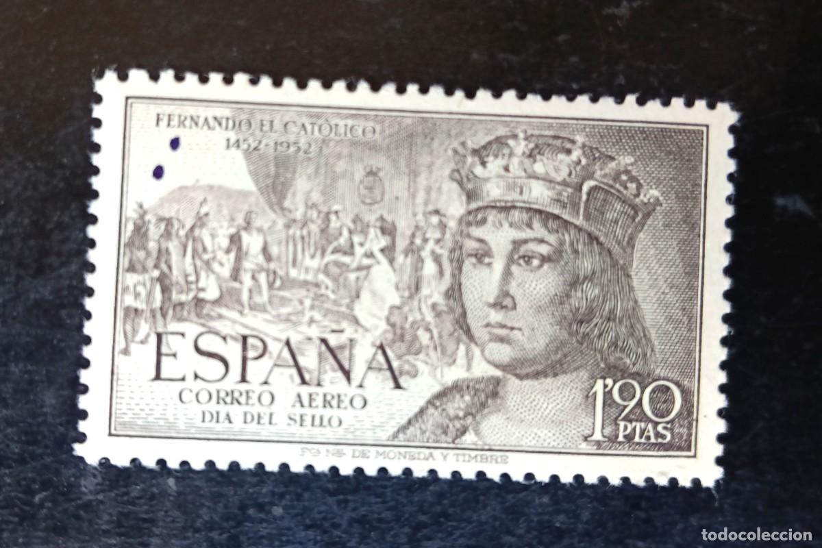 Sellos: ESPA&Ntilde;A 1952 - EDIFIL 1114 - CENTENARIO FERNANDO EL CATOLICO