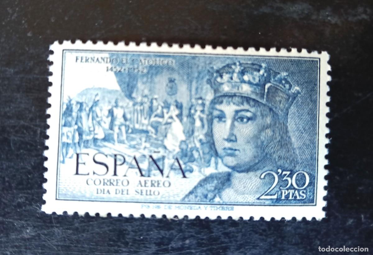 Sellos: ESPA&Ntilde;A 1952 - EDIFIL 1115 - CENTENARIO FERNANDO EL CATOLICO