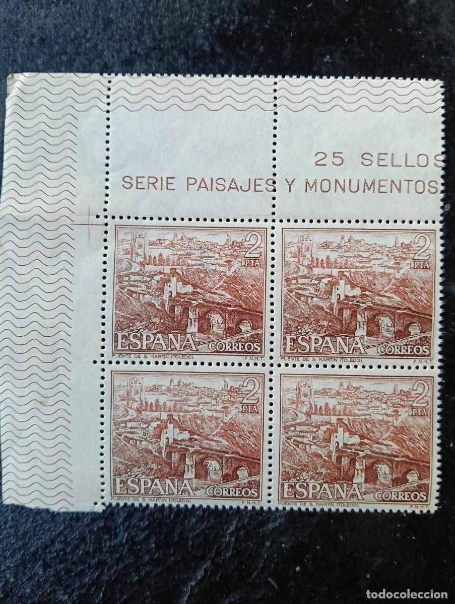 Sellos: espa&ntilde;a 1975 - EDIFIL 2267 - PUENTE DE SAN MARTIN (TOLEDO)-Serie PAISAJES Y MONUMENTOS