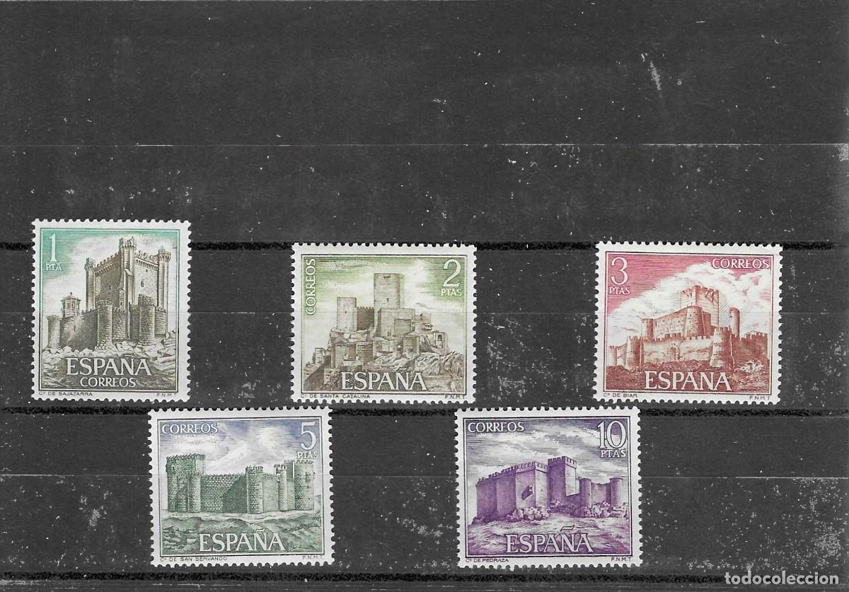Sellos: Sellos de Espa&ntilde;a A&ntilde;o 1972 Castillos Espa&ntilde;oles , sellos nuevos** N&ordm; Edifil 2093/97