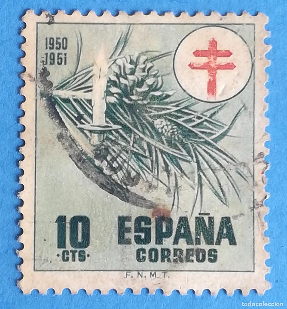 Sellos: campa&ntilde;a antituberculosa (Pro Tuberculosos). Edifil 1085. Usado.