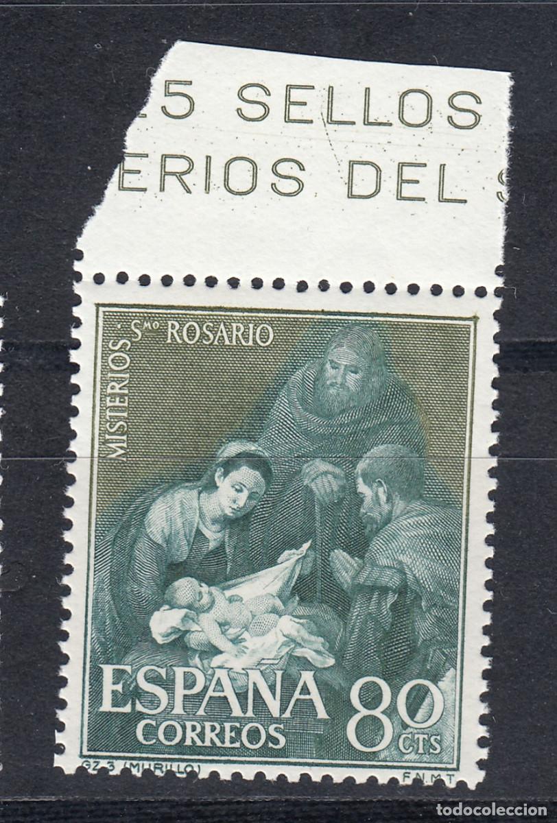 Timbres: 1962 EDIFIL 1465** NUEVO SIN CHARNELA Y BH. SANTO ROSARIO