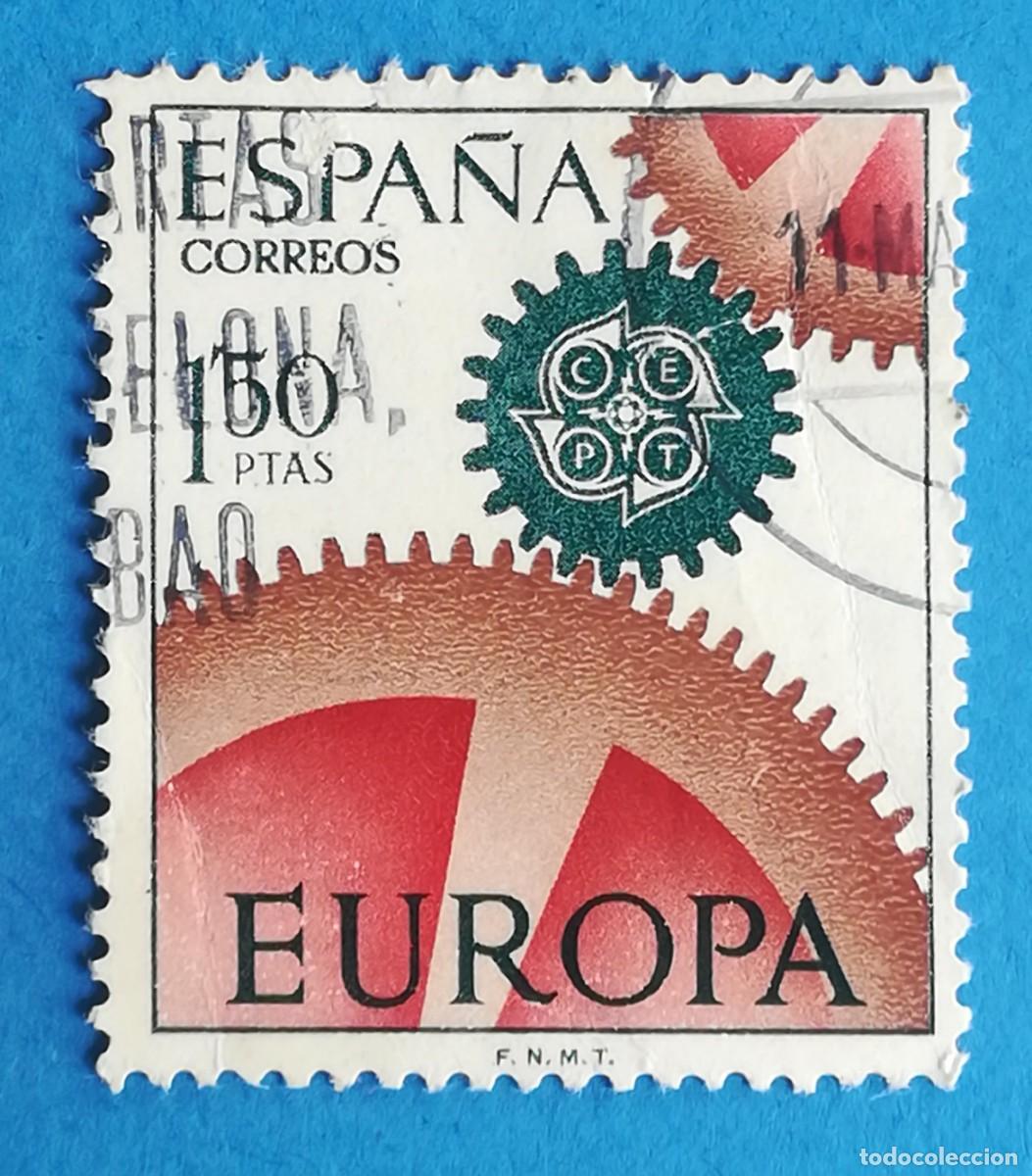 Sellos: Serie Europa CEPT. Ruedas dentadas. Edifil 1795.