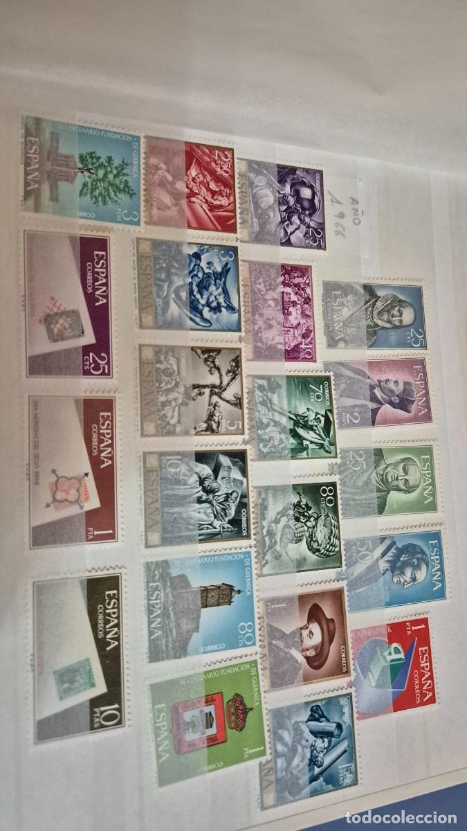 Sellos: SELLOS DE ESPA&Ntilde;A A&Ntilde;OS COMPLETO DE 1966 A 1969 SIN ESCUDOS NI TRAJES REGIONALES