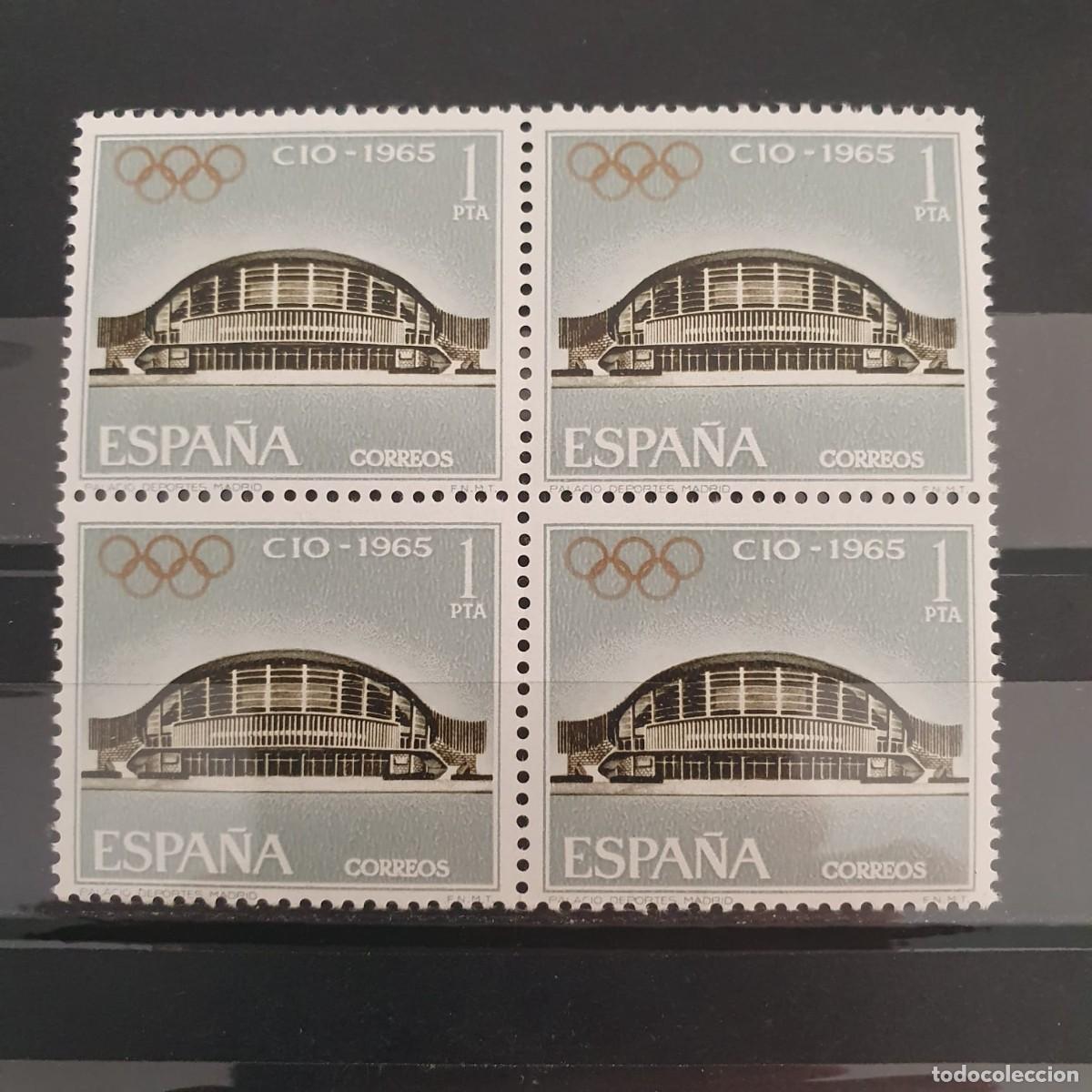Sellos: EDIFIL 1677 ** BLOQUE DE 4 ESPA&Ntilde;A 1965 - Foto 1