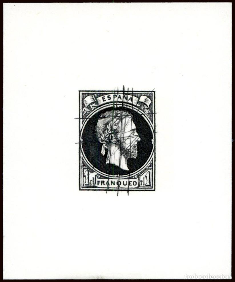 Sellos: Espa&ntilde;a - Hojas Recuerdo - Edi 21 - 1974 - VII Feria Nacional del Sello - Destrucci&oacute;n plancha