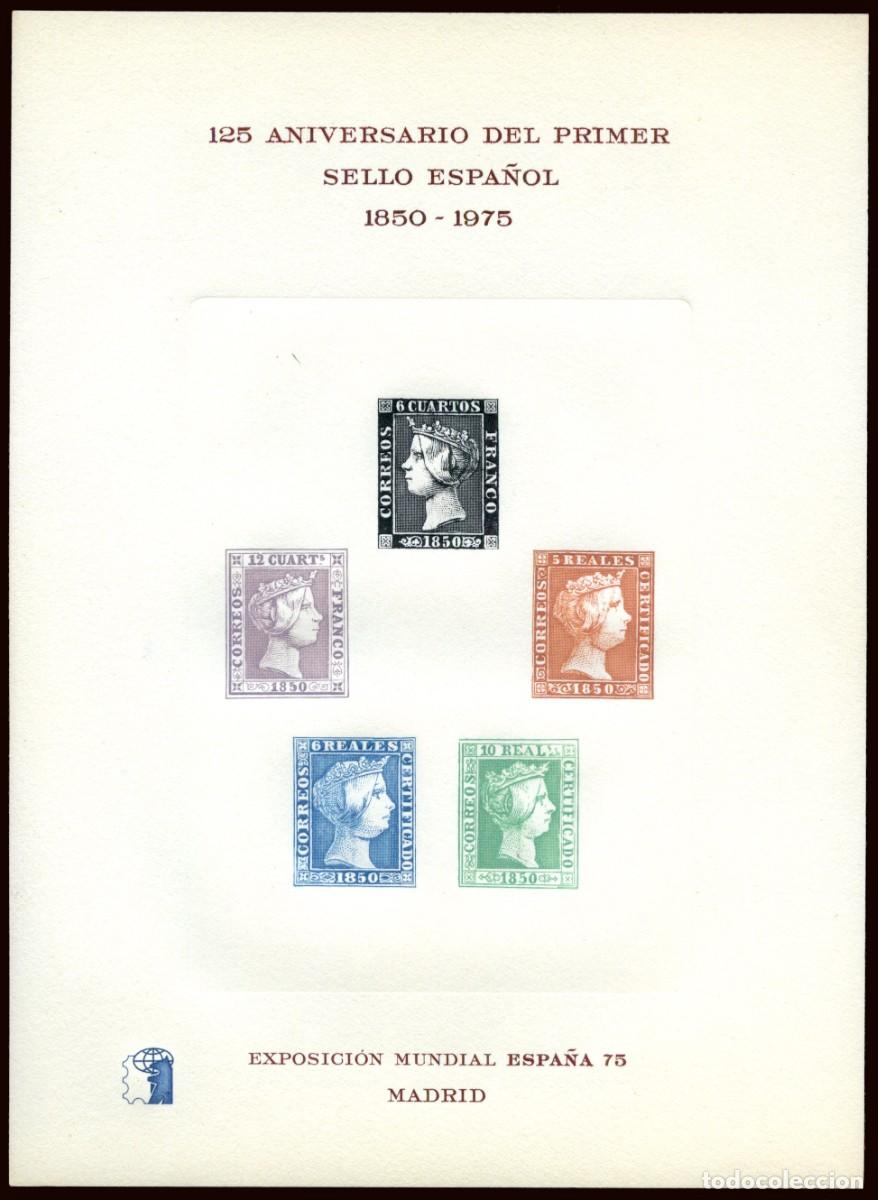 Sellos: Espa&ntilde;a - Hojas Recuerdo - Edi 31 - 1974 - Exposici&oacute;n Mundial Filatelia - Espa&ntilde;a'75