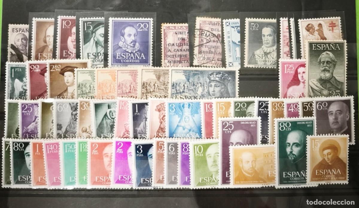 Sellos: ESPA&Ntilde;A. LOTE DE SELLOS PERIODO II CENTENARIO.