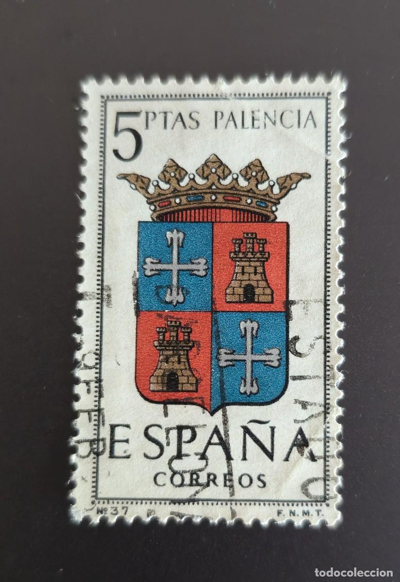Sellos: sello de Espa&ntilde;a 1965 - Escudo Palencia