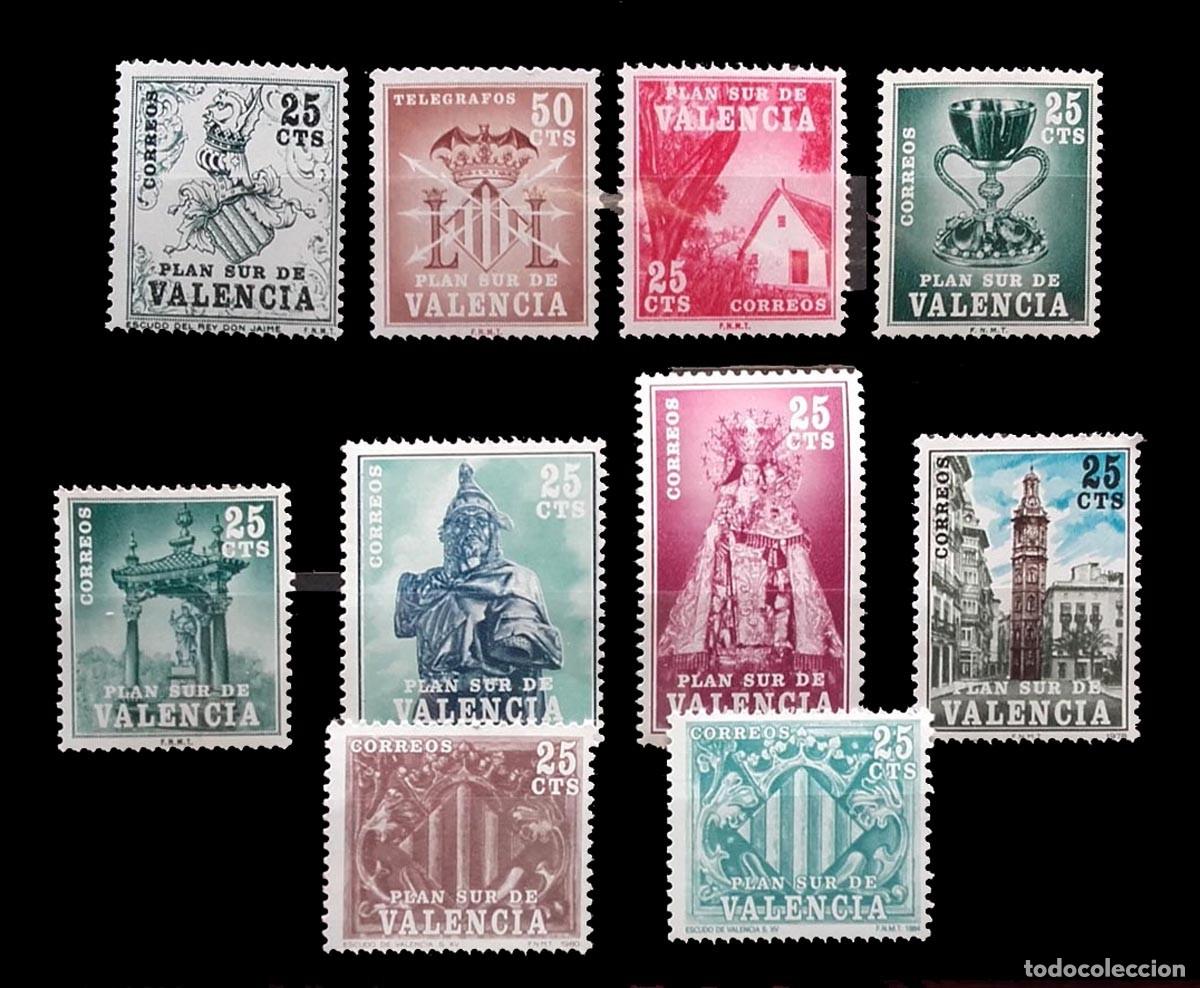 Sellos: Plan sur de Valencia, nuevos MNH **, 10 sellos - Foto 1