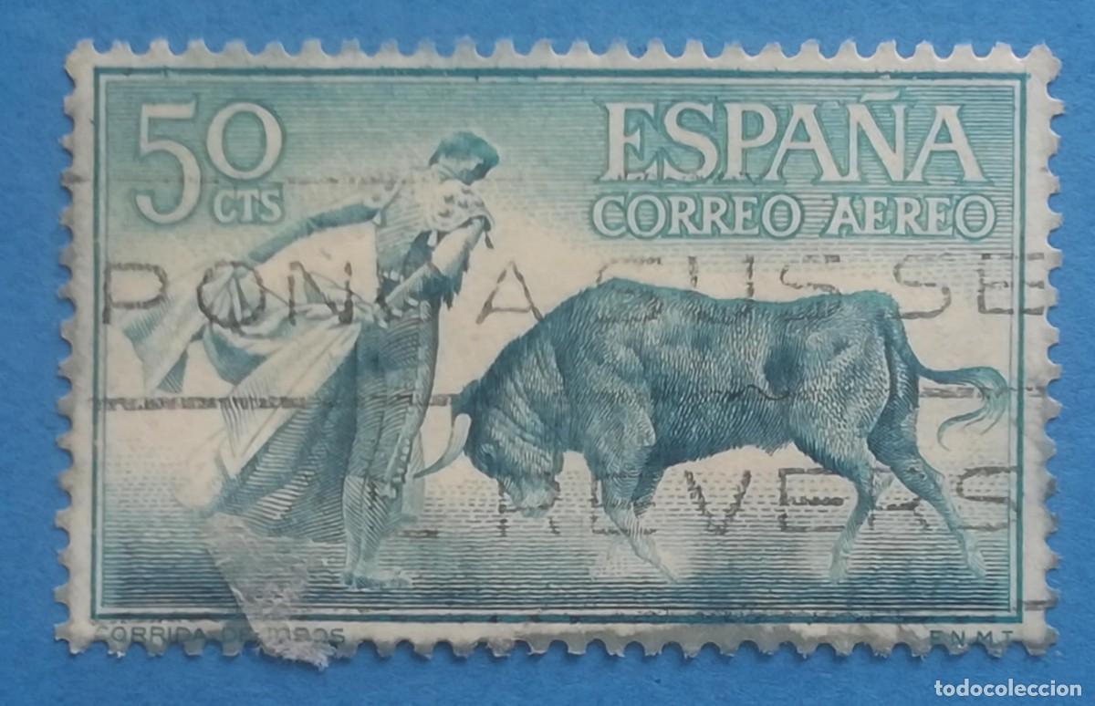Sellos: Fiesta Nacional: Tauromaquia. Corrida de toros. Edifil 1267. Usado.