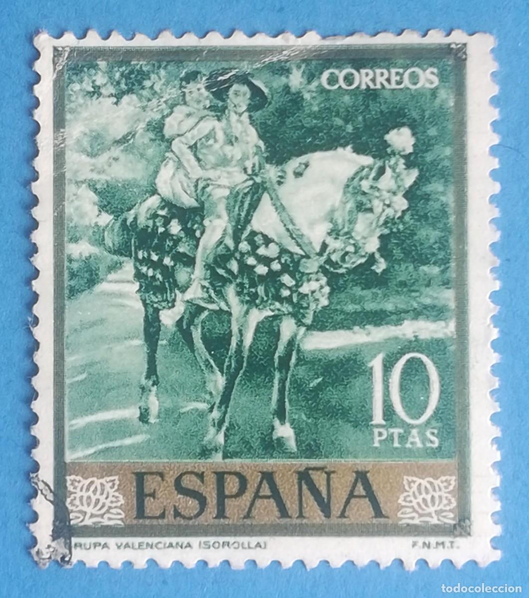 Sellos: Grupa valenciana (Joaqu&iacute;n Sorolla). Edifil 1575. Usado.