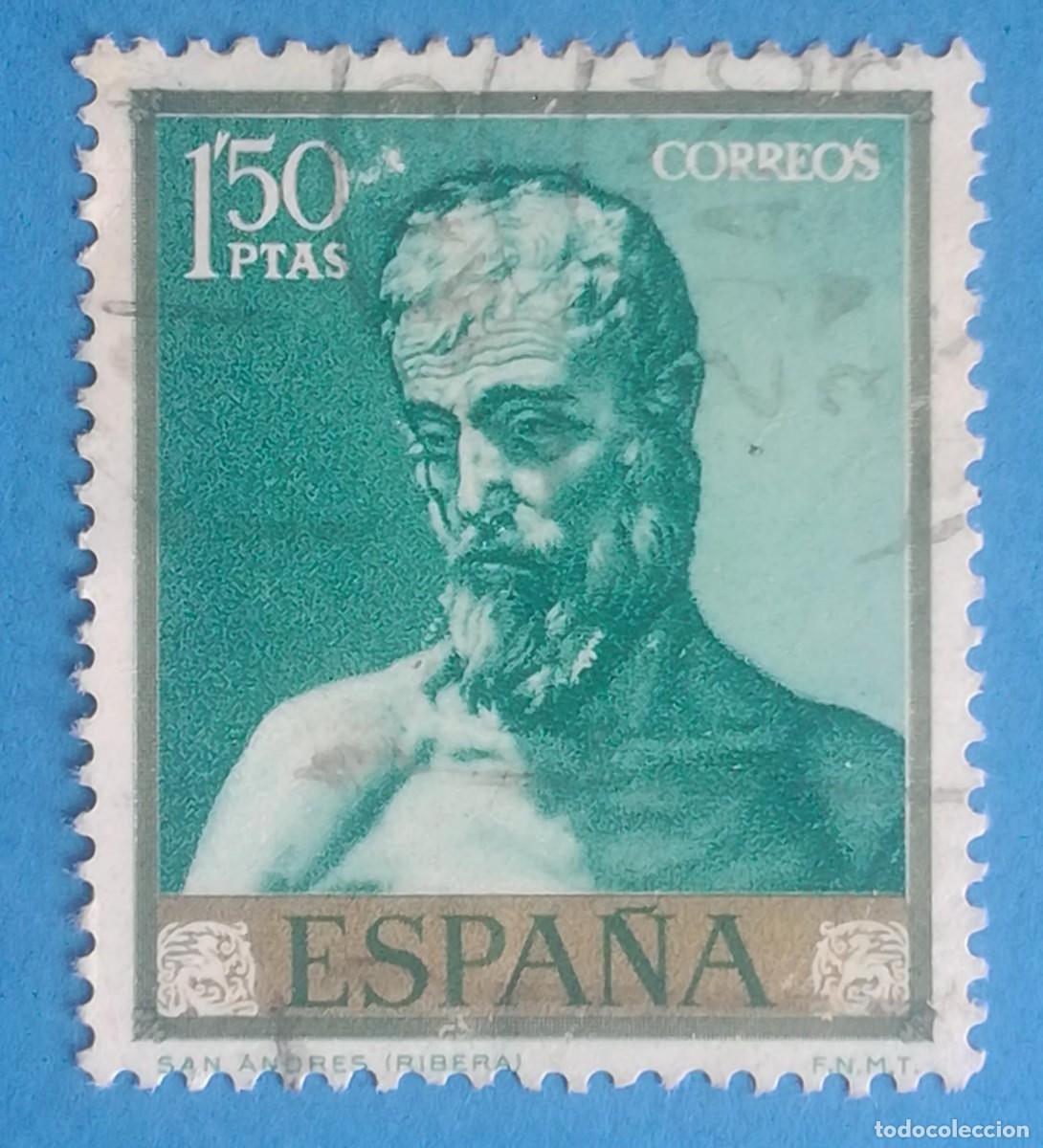 Sellos: San Andr&eacute;s (Ribera). Edifil N&ordm; 1503. Usado.
