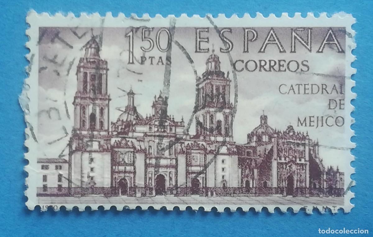 Sellos: Catedral de M&eacute;xico. Edifil 1997. Usado. - Foto 1