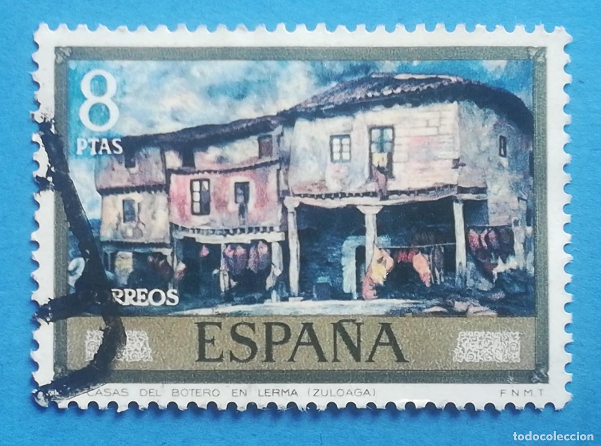 Sellos: D&iacute;a del Sello. Casas del Botero en Lerma (Zuloaga). Edifil 2026. Usado.