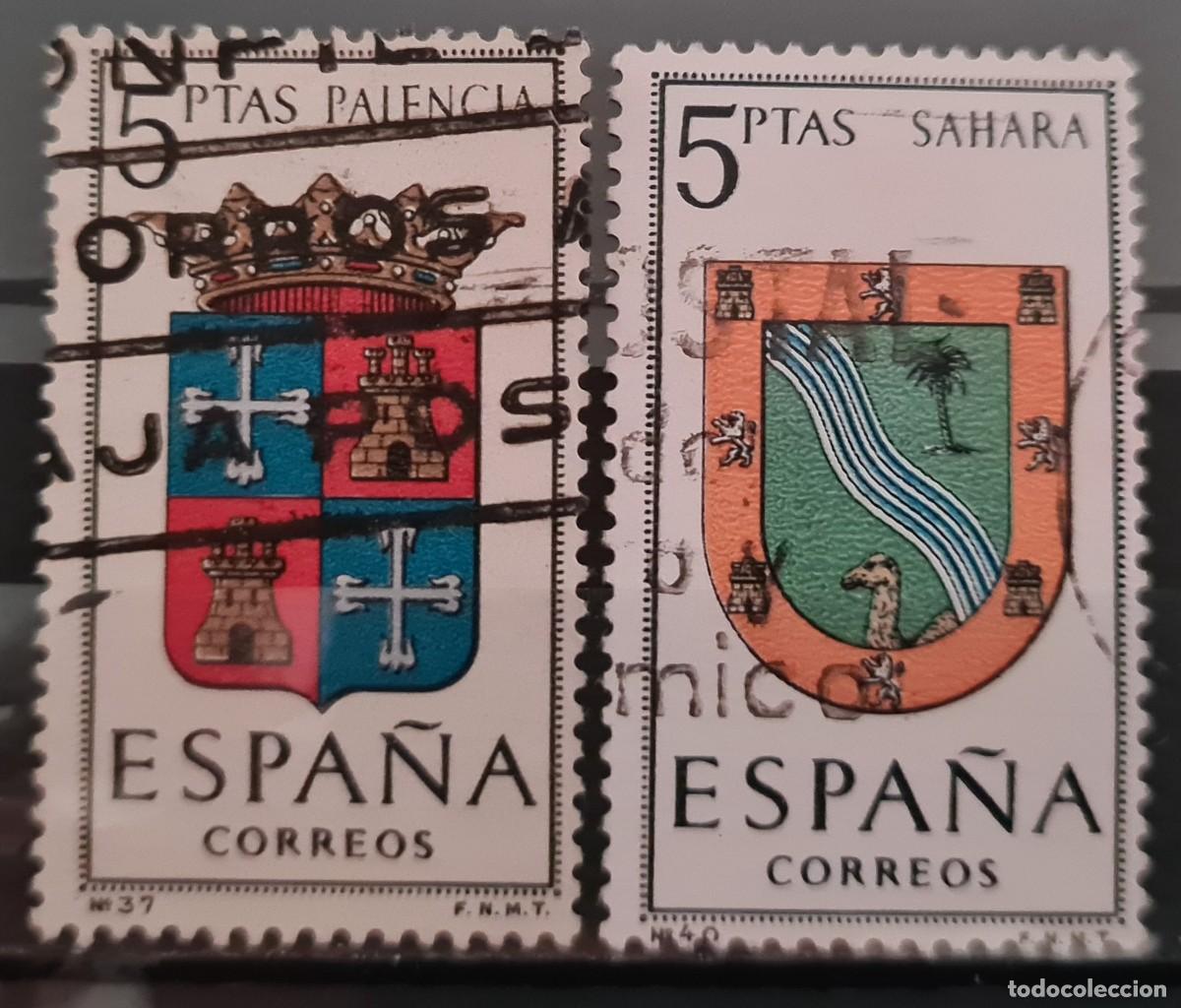 Sellos: Serie de sellos usados de Espa&ntilde;a 1965: Escudos provinciales