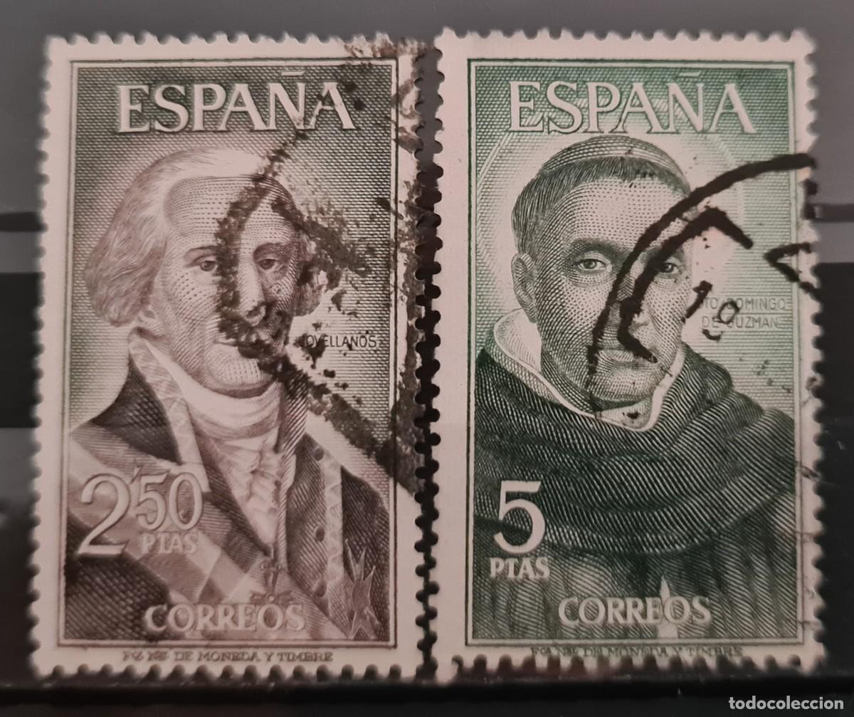 Sellos: Serie de sellos usados de Espa&ntilde;a 1965: Celebridades