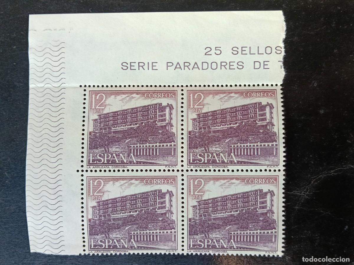 Sellos: Espa&ntilde;a 1976 - Edifil 2339 - Paradores Nacionales. La Arruzafa (C&oacute;rdoba). Nuevos. Bloque de 4