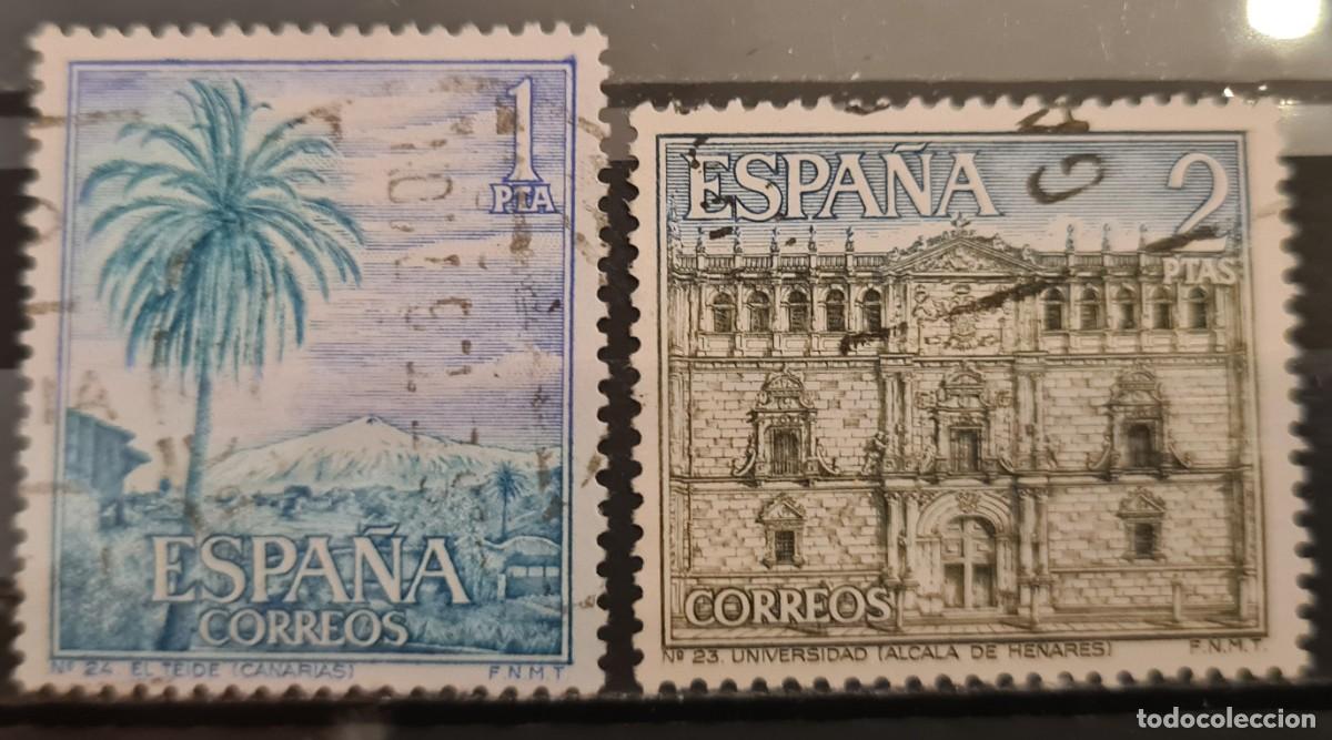 Sellos: Serie de sellos usados de Espa&ntilde;a 1966: serie tur&iacute;stica