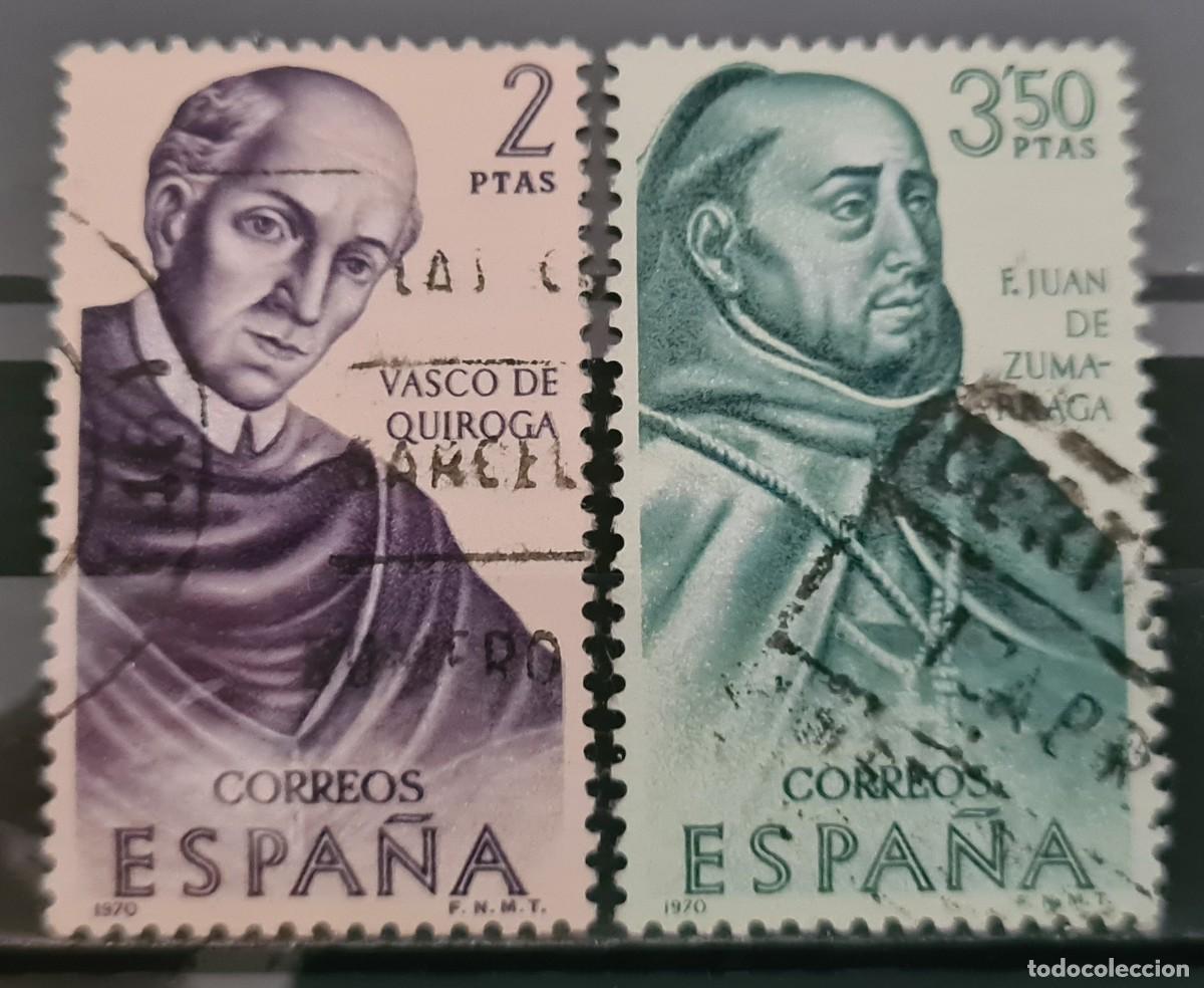 Sellos: Serie de sellos usados de Espa&ntilde;a 1970: Conquistadores de Am&eacute;rica (serie XI)
