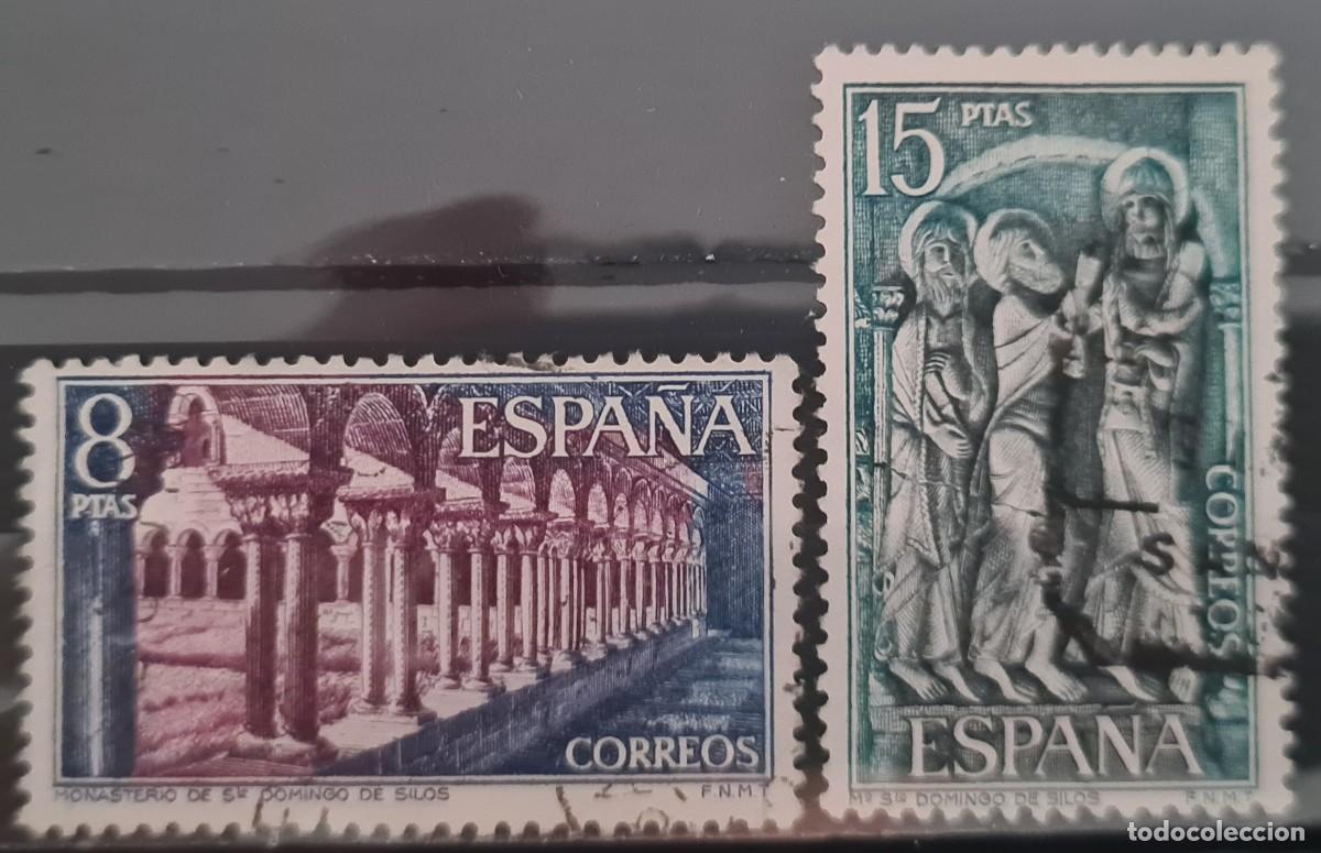 Sellos: Serie de sellos usados de Espa&ntilde;a 1973: Monasterio de Silos