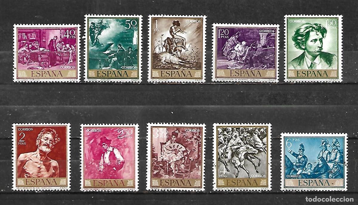 Sellos: 1968: Serie &rdquo;Pintura. Mariano Fortuny y Carbo, 1838 - 1874&rdquo; (MNH**)