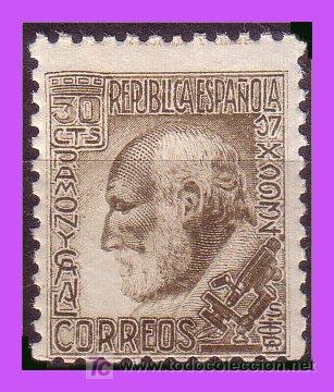 Sellos: 1934 Santiago Ram&oacute;n y Cajal * * - Foto 1