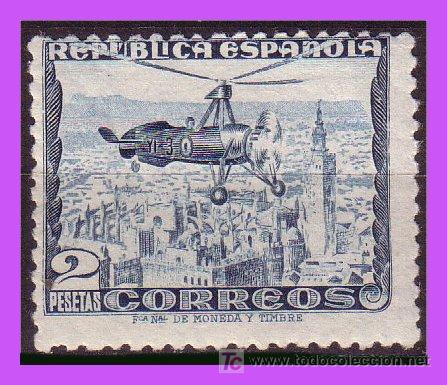 Sellos: 1935 Autogiro La Cierva * - Foto 1