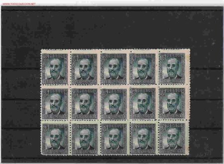 Sellos: PRECIOSO BLOQUE DE 25 DEL N&ordm; 739 - Foto 1