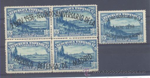 Sellos: EDIFIL 789/790 ** &rdquo;DEFENSA DE MADRID&rdquo; - Foto 1