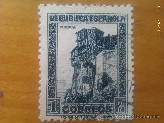 Sello España 1 Peseta Cuenca Ii República Vendido En Venta