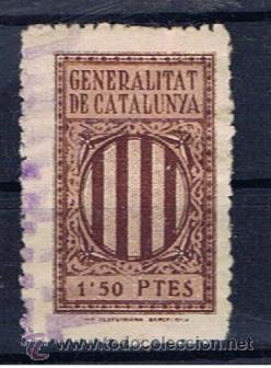 Sellos: generalitat de catalunya 1.50 ptes - Foto 1