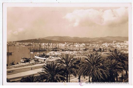 Sellos: postal bahia de palma circulada a austria - Foto 2