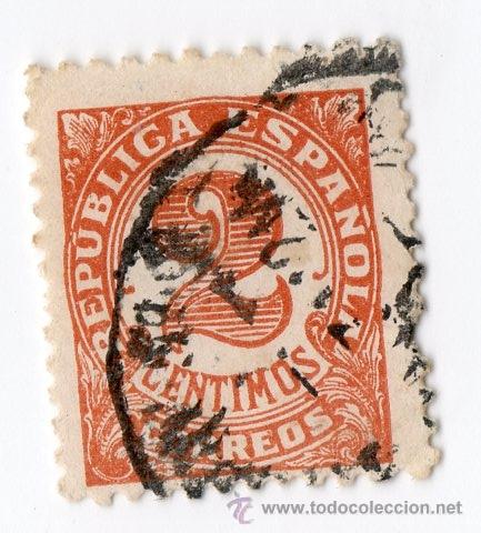 Sellos: 678 2 centimos republica espa&ntilde;ola - Foto 1