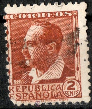 Sellos: 662 2 cent Vicente Blasco Iba&ntilde;ez - Foto 1