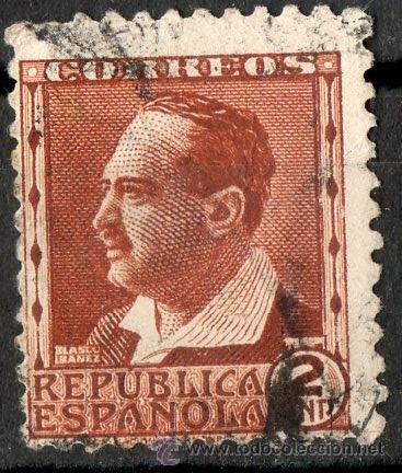 Sellos: 662 2 cent Vicente Blasco Iba&ntilde;ez - Foto 1