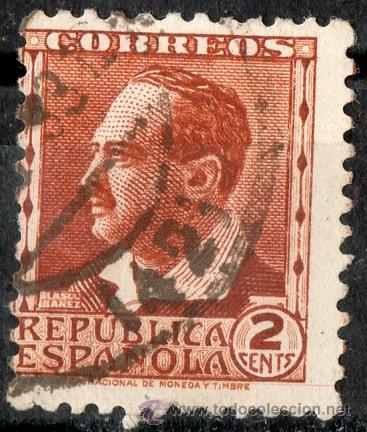 Sellos: 662 2 cent Vicente Blasco Iba&ntilde;ez - Foto 1