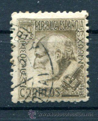 Sellos: Edifil 680. Ram&oacute;n y Cajal. Matasellado. - Foto 1