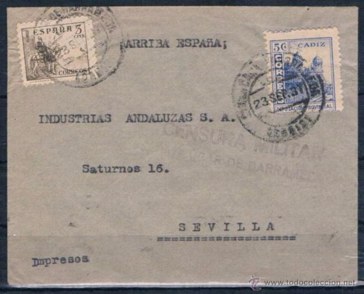 Sellos: 1937.- SANLUCAR A SEVILLA - Foto 1