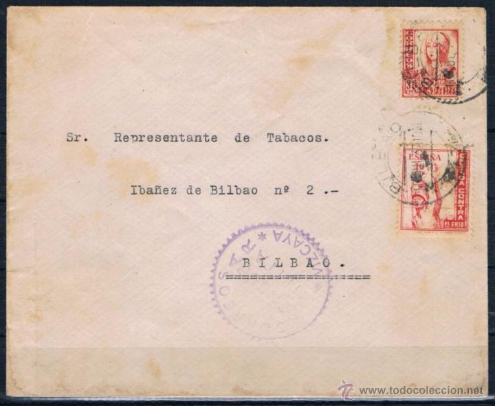Sellos: 1937.- MARQUINA A BILBAO - Foto 1